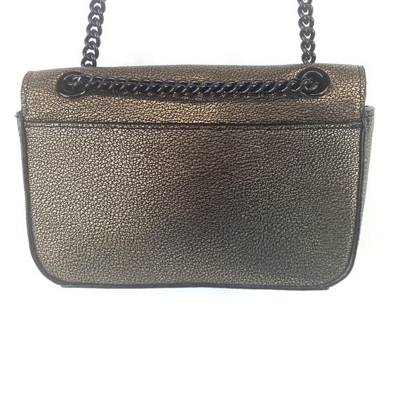 COACH Mini Chain Convertible Crossbody gold metallic - Picture 4 of 12